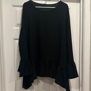 Elegant Black Women's Top